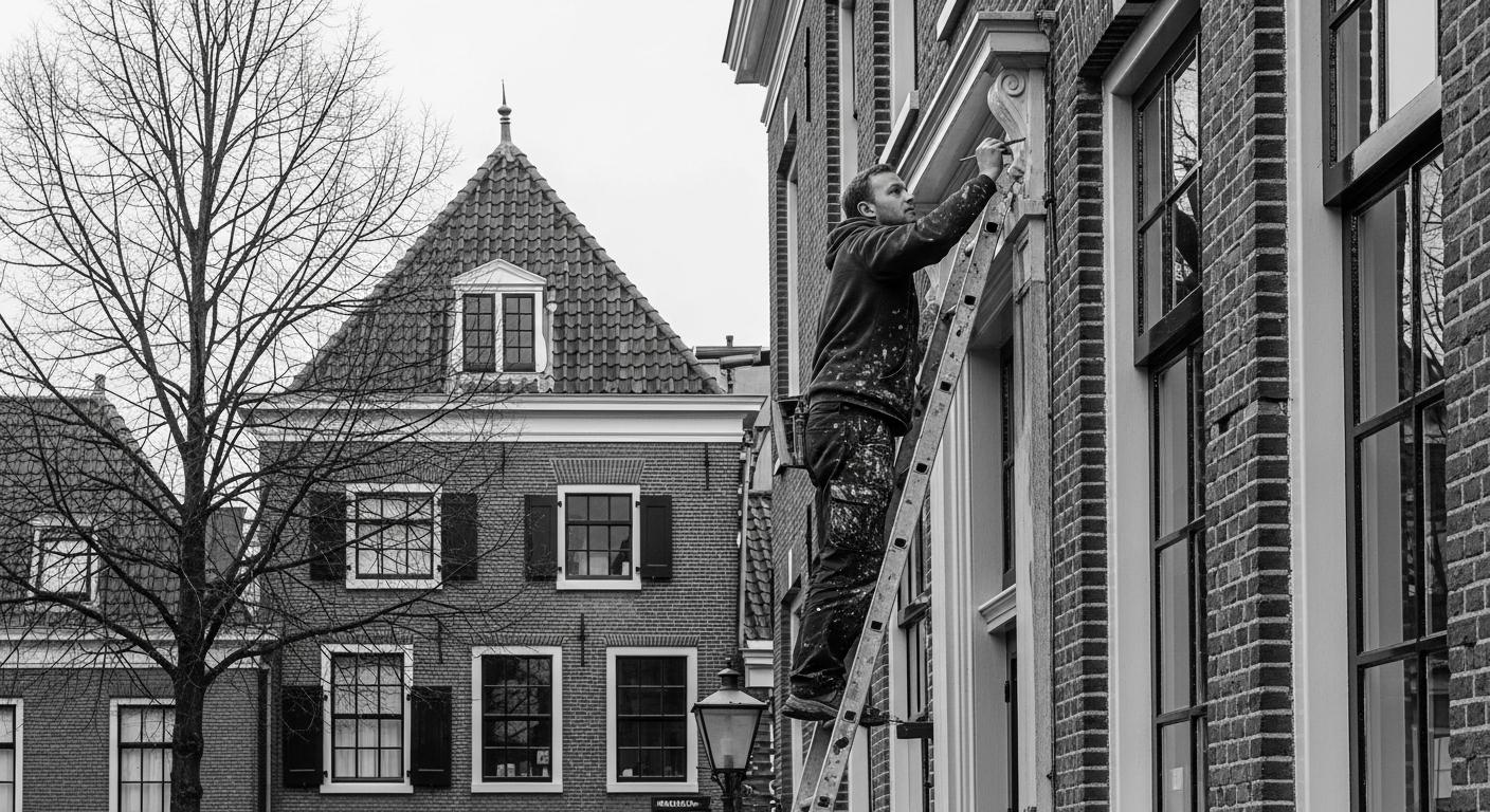 Dakkapel schilderen in Haarlem: tips, stappenplan en kosten om houtrot te voorkomen, onderhoudskosten te besparen en de levensduur te verlengen met een vakman of zelf doen