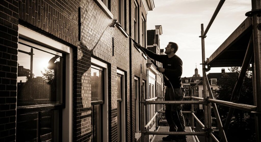 Gevel Reinigen In Haarlem Voor Behoud Van Uitstraling Met Professionele Reinigingsdiensten Voor Alle Soorten Gevels En Materialen Door Ervaren Specialist